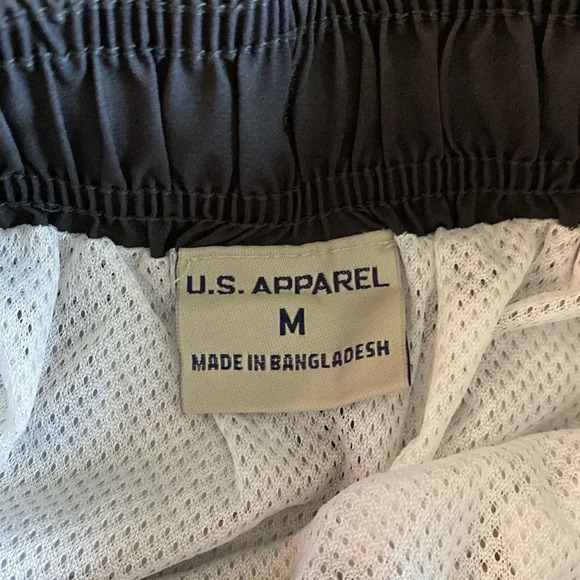 Men US Apparel Sonar Swimtrunks Medium full elastic  board shorts 4-way stretch - Picture 5 of 7